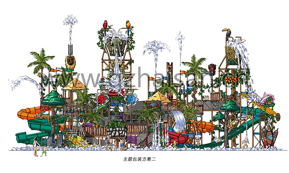 壹号娱乐游乐为海花岛水上主题乐园提供设备制造安装全程服务