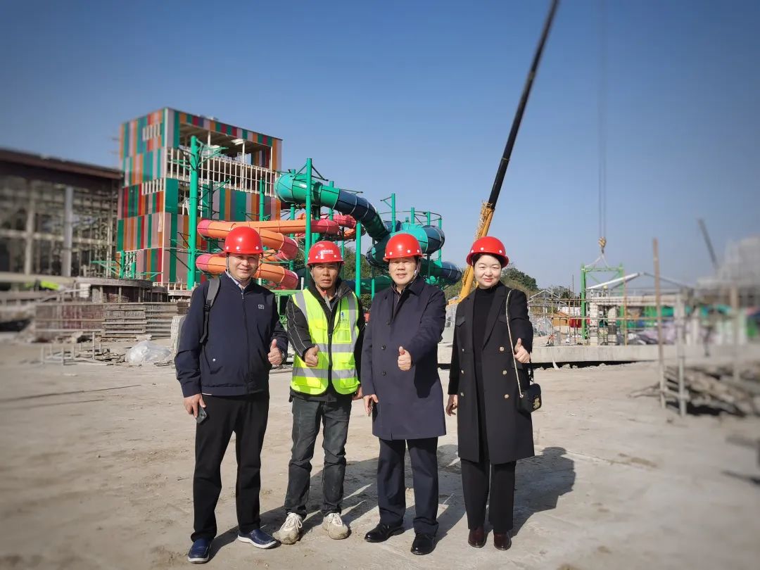 快讯 | 壹号娱乐游乐董事长一行视察南北湖开元森泊水乐园项目进展情况