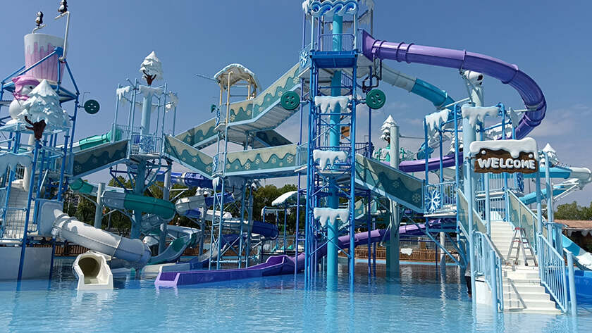 赣中首座综合性现代主题乐园！江西吉安欢乐世界水上游乐设备进入试滑验收阶段